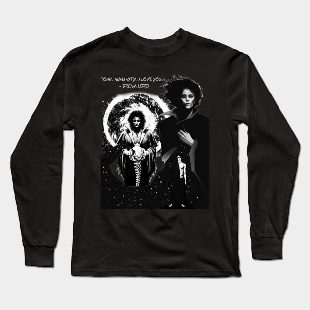 Humanity, I Love You - Morpheus. Long Sleeve T-Shirt by JUSTIES DESIGNS